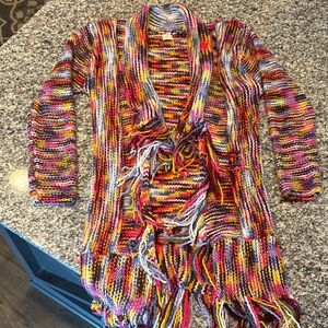 Vibrant Multicolor Women's Cardigan